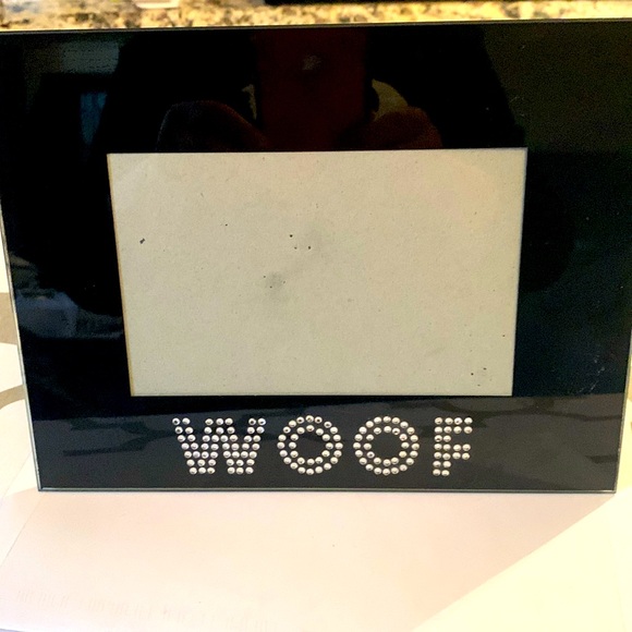Woof picture frame. Diamonds with black glass - Picture 1 of 5